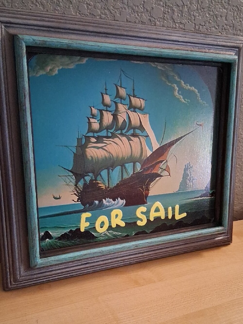 Novelty Sailing Ship Wall Art - For Sail - Picture 2 of 9